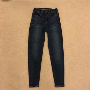 American Eagle Curvy Hi-Rise Jegging size 00 short